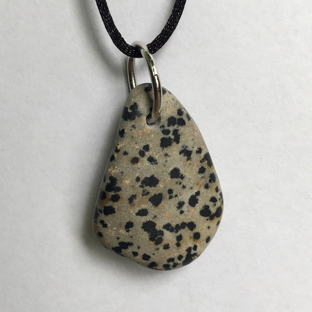 Dalmatian jasper necklace
